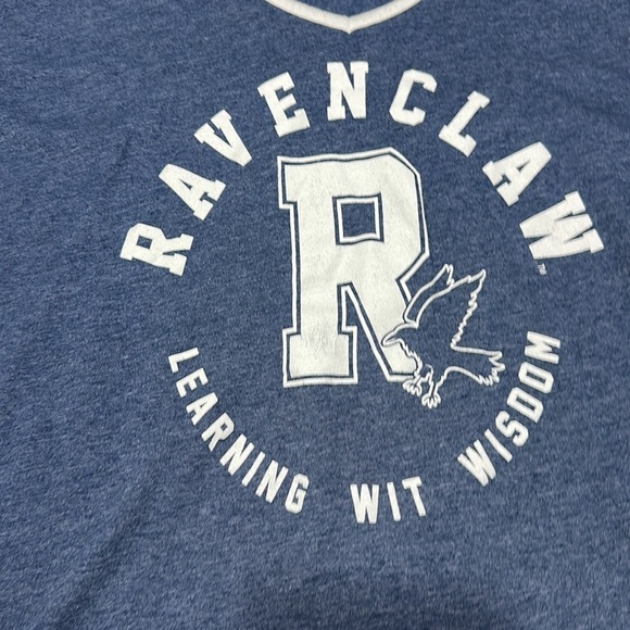 Harry Potter ravens law house sorting hat women’s small striped sleeve books - Picture 2 of 6